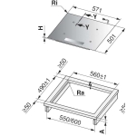 V-Zug  Cooktop V4000 I604 57厘米 嵌入式四頭電磁爐